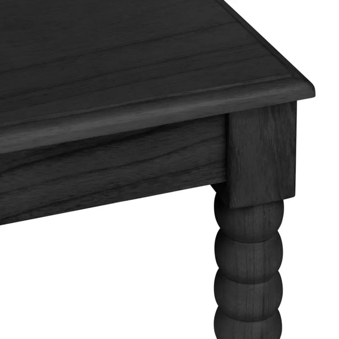 Crestview Collection End Table Crestview Collection Meridian Square Dark Wood End Table