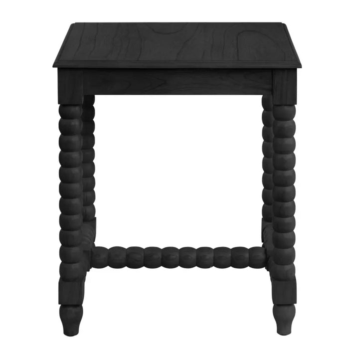 Crestview Collection End Table Crestview Collection Meridian Square Dark Wood End Table