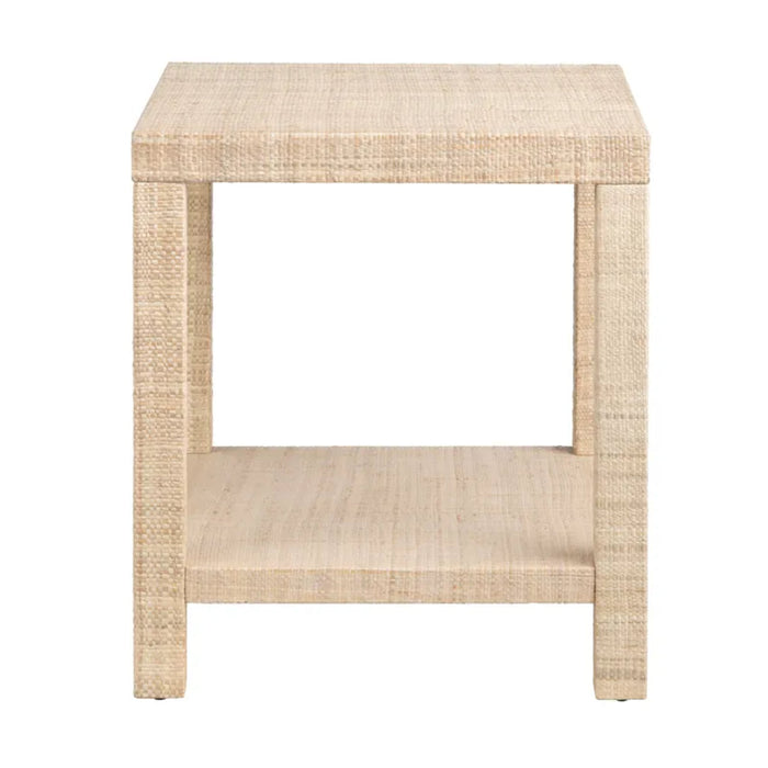 Crestview Collection End Table Crestview Collection Providence Rafia Square Wood End Table