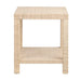 Crestview Collection End Table Crestview Collection Providence Rafia Square Wood End Table