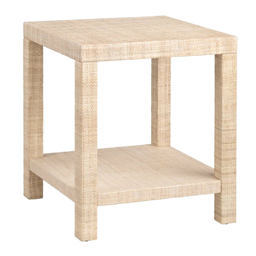 Crestview Collection End Table Crestview Collection Providence Rafia Square Wood End Table