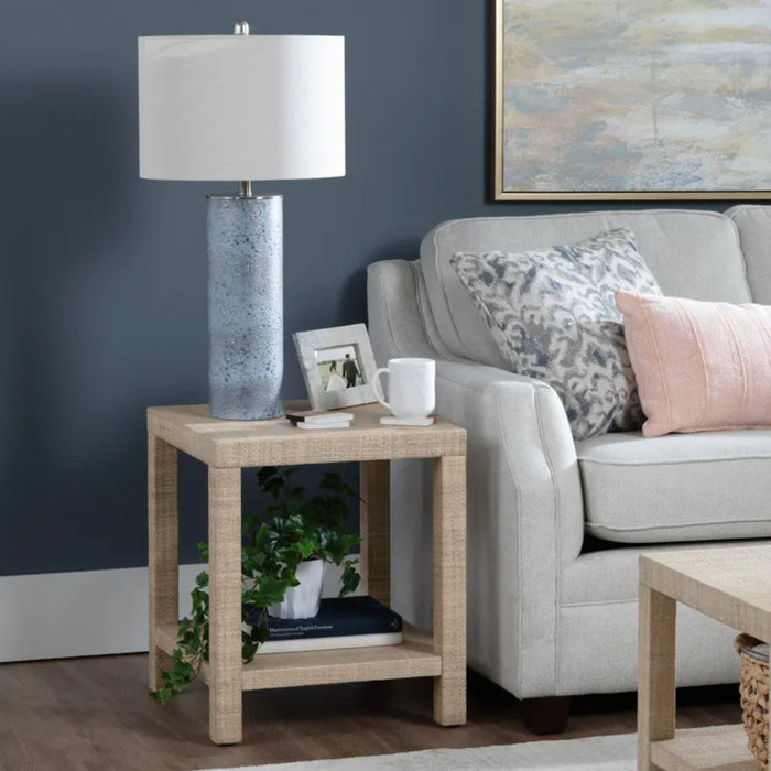 Crestview Collection End Table Crestview Collection Providence Rafia Square Wood End Table