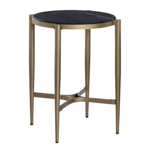 Crestview Collection End Table Crestview Collection Xander Round Marble End Table