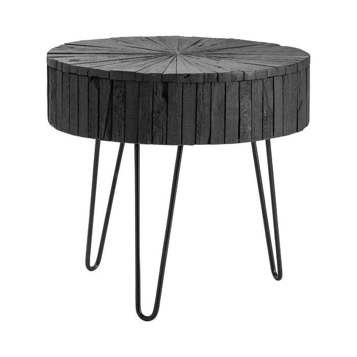 Crestview Collection End Table Drummond Round Reclaimed Wood End Table Crestview Collection