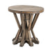 Crestview Collection End Table Hamilton Round Mango Wood Rustic End Table Crestview Collection