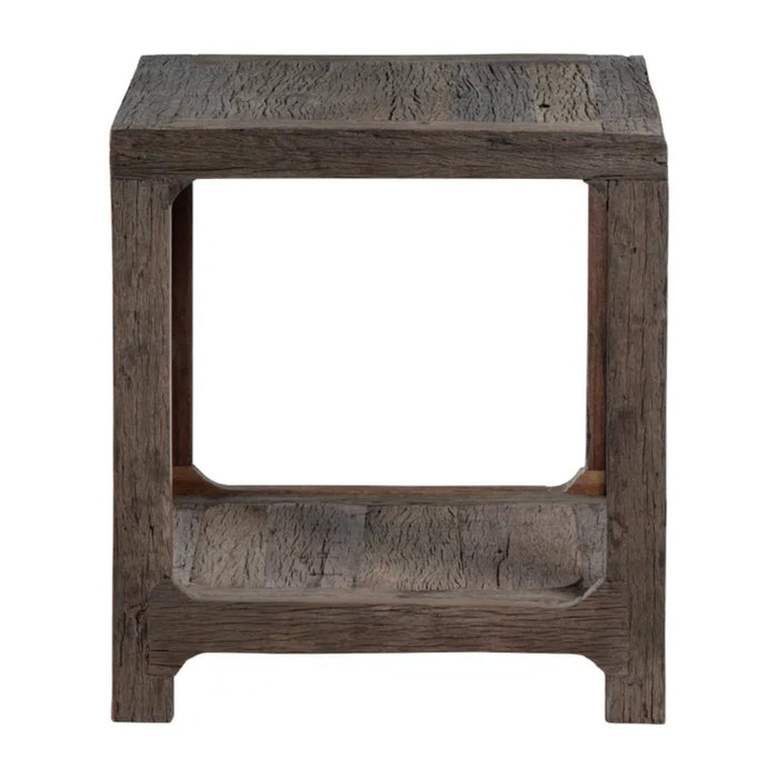 Crestview Collection End Table Hickory Ridge Rustic Reclaimed Wood End Table Crestview Collection