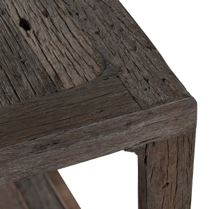 Crestview Collection End Table Hickory Ridge Rustic Reclaimed Wood End Table Crestview Collection