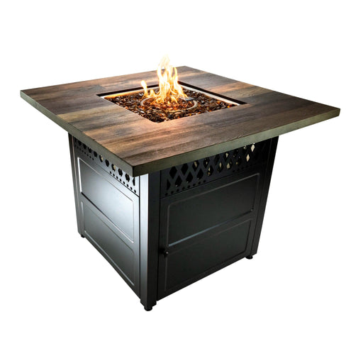 Endless Summer Fire Pit Table Endless Summer Harris Dual Heat Gas Outdoor Fire Pit Table/Patio Heater Mr. Bar-B-Q