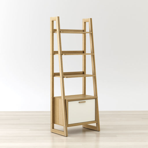 Anderson Teak Kathy Natural Beige Wood Ladder Shelf