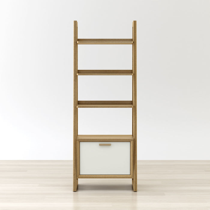 Anderson Teak Kathy Natural Beige Wood Ladder Shelf