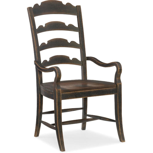 Hooker Furniture Arm Chair Hooker Furniture  Hill Country Twin Sisters Ladderback Dining Arm Chair