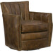 Hooker Furniture Chair Hooker Furniture Carson Swivel Club Brown Accent Chair