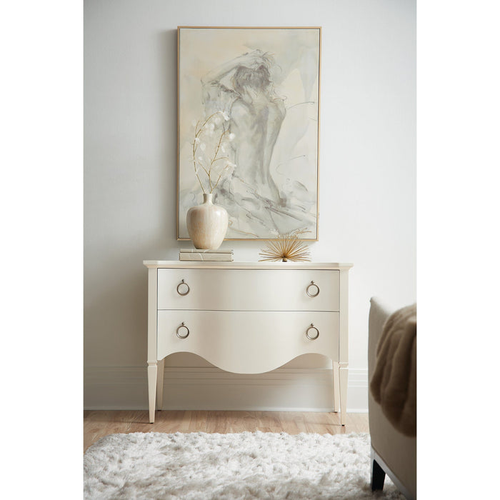 Hooker Furniture Chest Hooker Furniture Bella Donna Two-Drawer White Chest