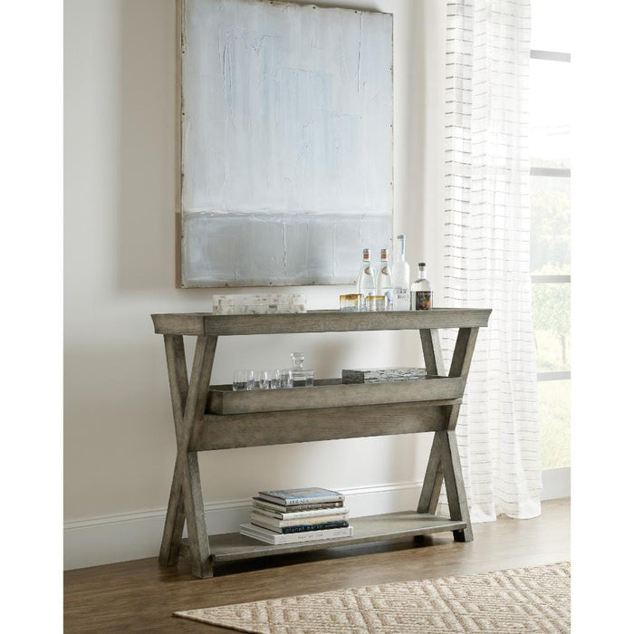 Hooker Furniture Console Hooker Furniture  Alfresco Pertuso Tray Top Console Table