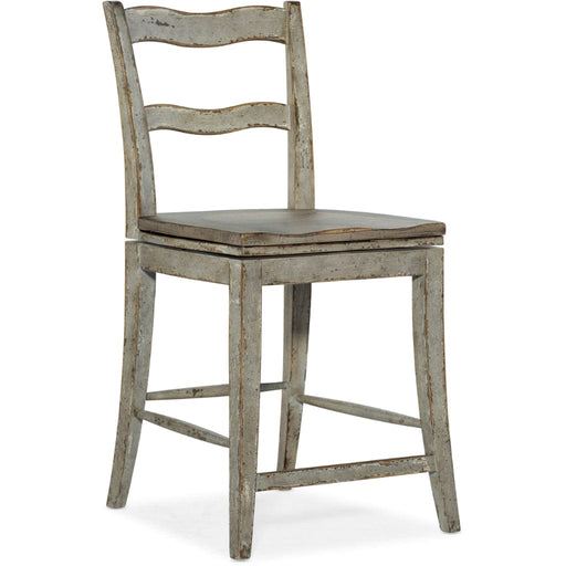 Hooker Furniture Counter Stool Hooker Furniture Alfresco La Riva Ladder Back Swivel Counter Stool