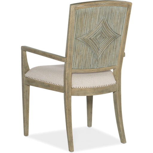 Hooker Furniture Dining Chair Casual Dining Surfrider Carved Back Dining Chair by Hooker Furniture