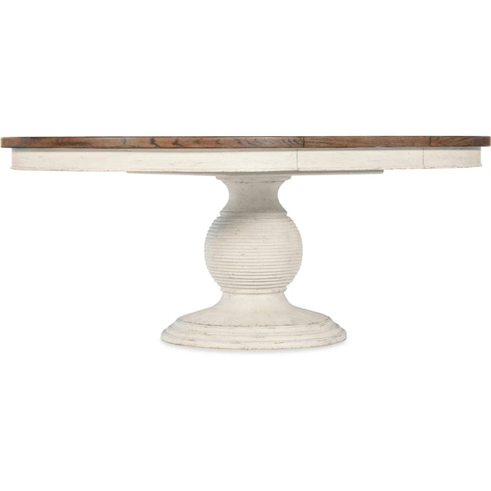 Hooker Furniture Dining Set Hooker Furniture Americana Round Pedestal White Dining Table Set