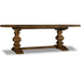 Hooker Furniture Dining Table Archivist Trestle Table with Two 18-inch Leaves by Hooker Furniture