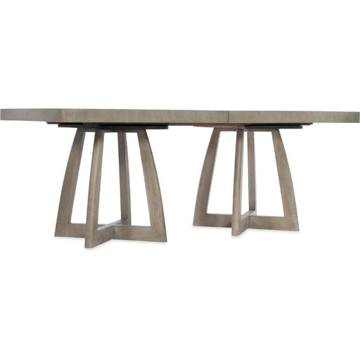 Hooker Furniture Dining Table Hooker Furniture Affinity 78in Rectangle Pedestal Dining Table w/2-18in Leaves