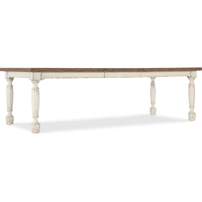 Hooker Furniture Dining Table White Hooker Furniture Americana Wood Dining Table w/1-22in leaf