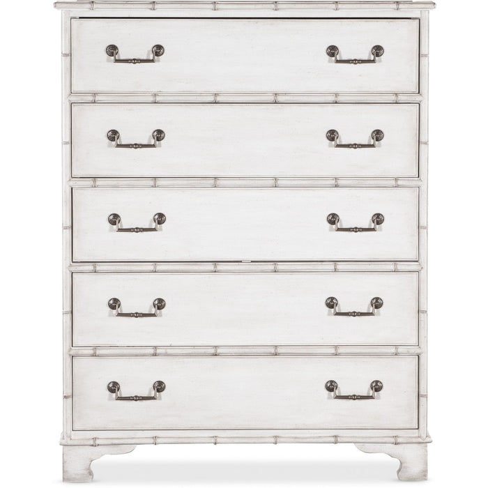 Hooker Furniture Dresser Hooker Furniture Bedroom Charleston 5 Drawer Whitewash Bamboo Chest