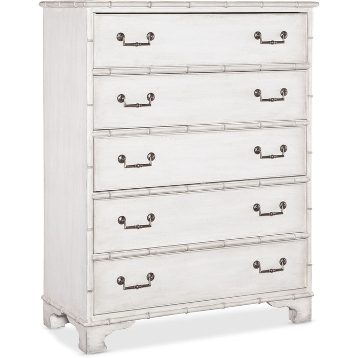 Hooker Furniture Dresser Hooker Furniture Bedroom Charleston 5 Drawer Whitewash Bamboo Chest