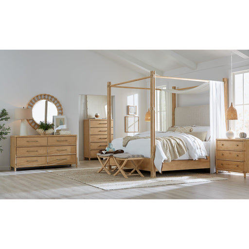 Hooker Furniture Dresser Hooker Furniture Bedroom Retreat Pole Rattan Five-Drawer Chest