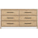 Hooker Furniture Dresser Hooker Furniture Bedroom Retreat Pole Rattan Wide 6 Drawer Dresser