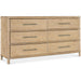 Hooker Furniture Dresser Hooker Furniture Bedroom Retreat Pole Rattan Wide 6 Drawer Dresser