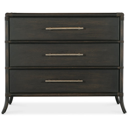 Hooker Furniture Dresser Hooker Furniture Black Sand Dune Small Retreat Pole Rattan Dresser Chest