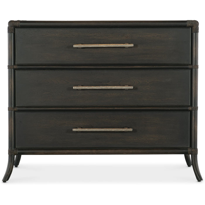 Hooker Furniture Dresser Hooker Furniture Black Sand Dune Small Retreat Pole Rattan Dresser Chest