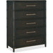 Hooker Furniture Dresser Hooker Furniture Black Sand Retreat Pole Rattan Five-Drawer Dresser Chest