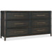 Hooker Furniture Dresser Hooker Furniture Black Sand Retreat Pole Rattan Wide 6 Drawer Dresser