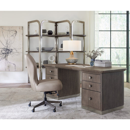 Hooker Furniture Executive Desk Home Office Dark Desk Modern Mood Executive by Hooker Furniture