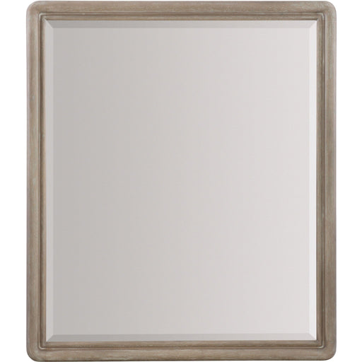 Hooker Furniture Mirror Hooker Furniture Affinity Grey Wood Rectangular Mirror