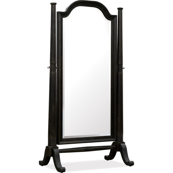 Hooker Furniture Mirror Hooker Furniture Americana Black Oak Wood Floor Mirror