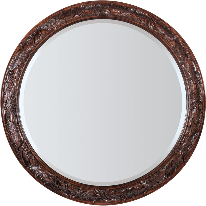 Hooker Furniture Mirror Hooker Furniture Bedroom Charleston Dark Wood Round Mirror