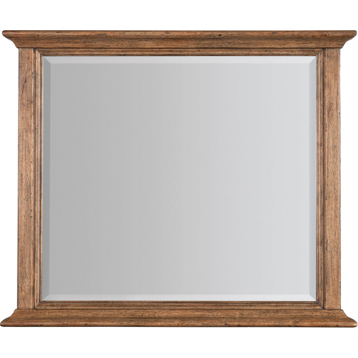 Hooker Furniture Mirror Hooker Furniture Big Sky Medium Wood Rectangle Mirror