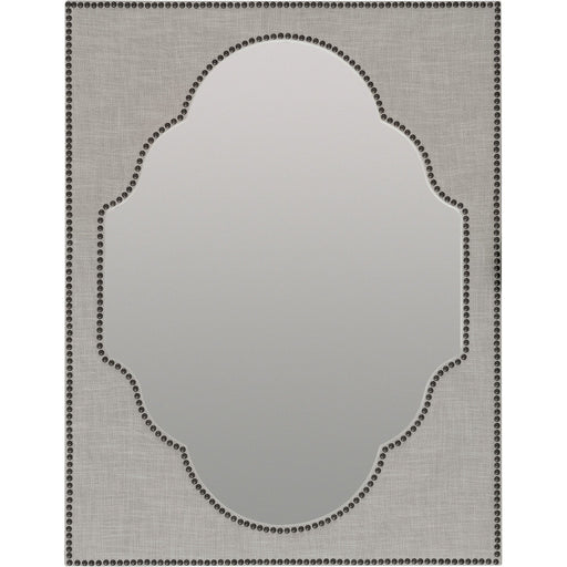 Hooker Furniture Mirror Hooker Furniture Boheme Nourmand Grey Linen Wrapped Mirror