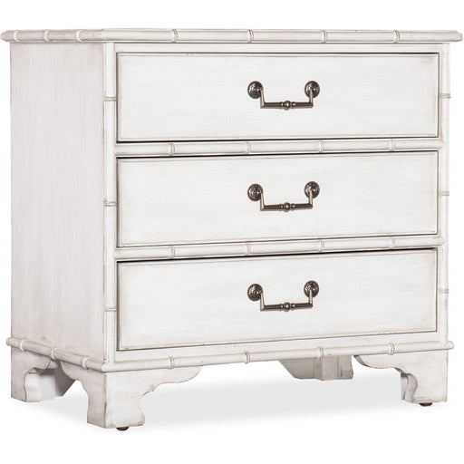 Hooker Furniture Nightstand Hooker Furniture Bedroom Charleston 3 Drawer White Bamboo Nightstand