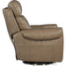 Hooker Furniture Recliner Hooker Furniture Beige Leather Sterling Swivel Power Recliner