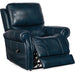 Hooker Furniture Recliner Hooker Furniture Blue Leather Eisley Power Recliner