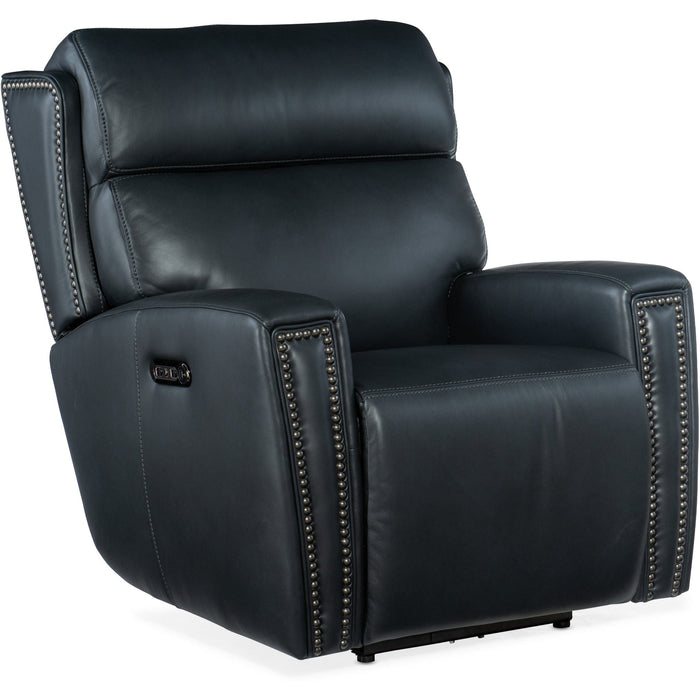 Hooker Furniture Recliner Hooker Furniture Blue Ruthe Zero Gravity Power Recliner