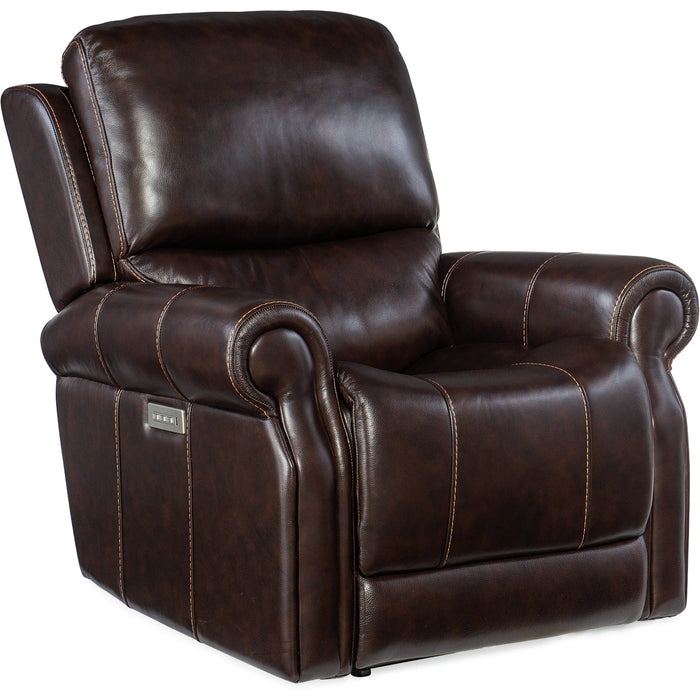 Hooker Furniture Recliner Hooker Furniture Brown Eisley Power Recliner