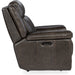 Hooker Furniture Recliner Hooker Furniture  Brown Montel Lay Flat Power Recliner