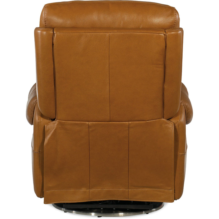 Hooker Furniture Recliner Hooker Furniture Brown Sterling Swivel Power Recliner