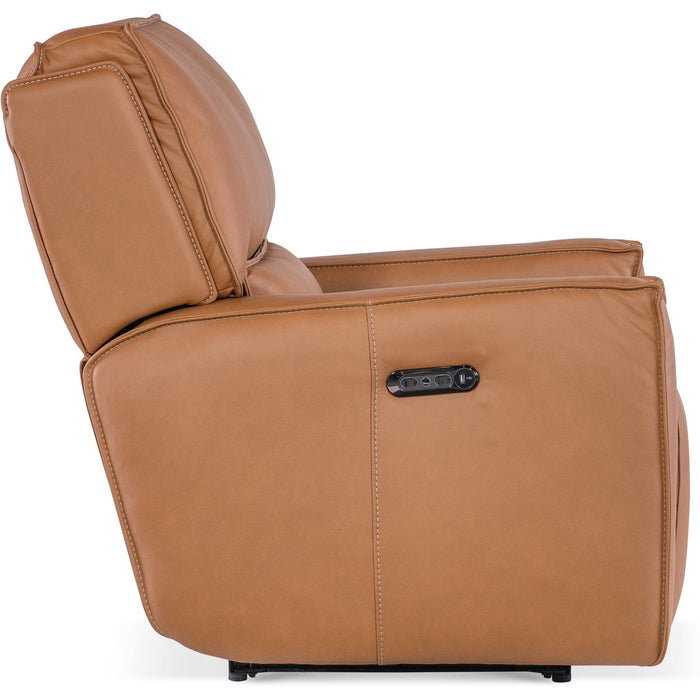 Hooker Furniture Recliner Hooker Furniture Burnt Orange Leather Miles Zero Gravity PWR Recliner