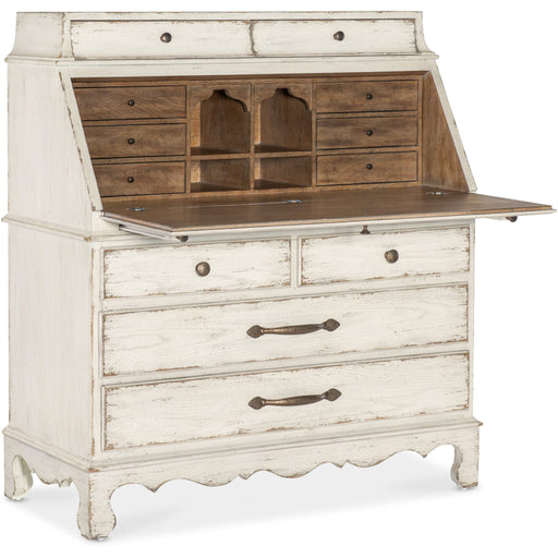 Hooker Furniture Secretary Hooker Furniture Antique White Wood Home Office Americana Secretary