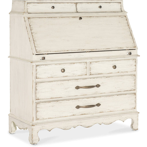 Hooker Furniture Secretary Hooker Furniture Antique White Wood Home Office Americana Secretary