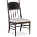 Hooker Furniture Side Chair Black Hooker Furniture Americana Upholstered Seat Side Dining Chair